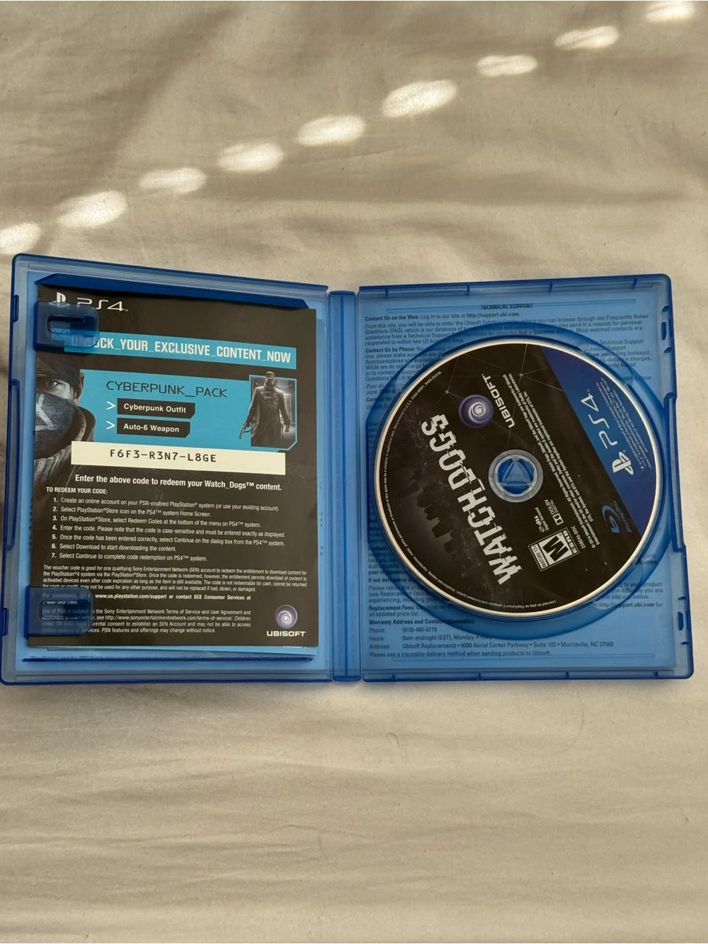 Watch Dogs (Sony PlayStation 4, 2014)